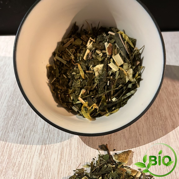 Thé vert aromatisé - Brise du Sud - BIO