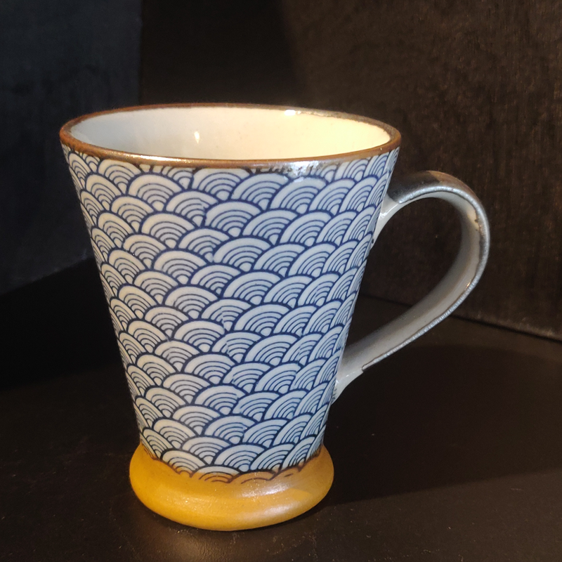 Mug Rustica évasé - Vagues